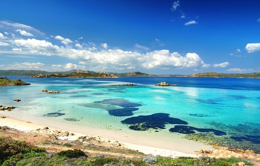 White sand beach in Sardinia