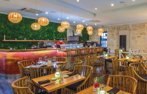 Nishi Restaurant Barbados dining area