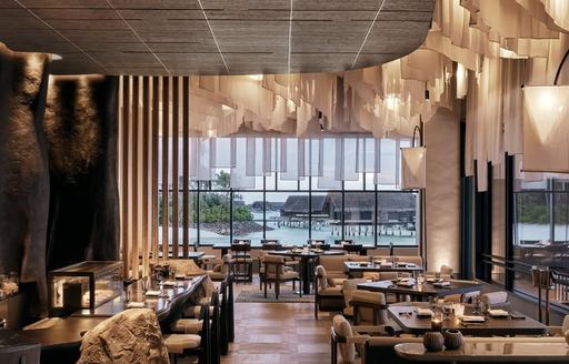The Beach Club at Club One interior dining area