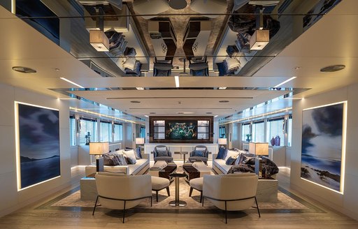 main salon on luxury yacht tatiana