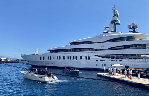 People queuing to board MY IJE at the MYS 2021