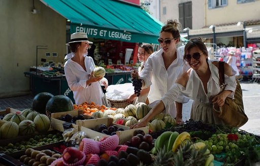 St Tropez - Places Des Lices Market produce farmers market