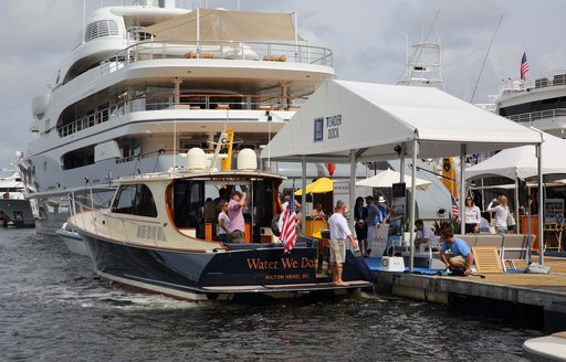 tender picks up attendees at FLIBS 