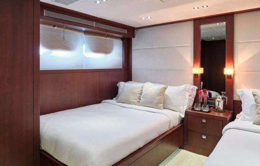 Charter yacht SANJANA twin guest cabin