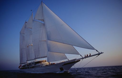 Superyacht ATHENA at anchor