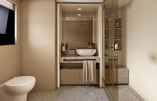 Charter yacht HAIAMI I en suite rendering