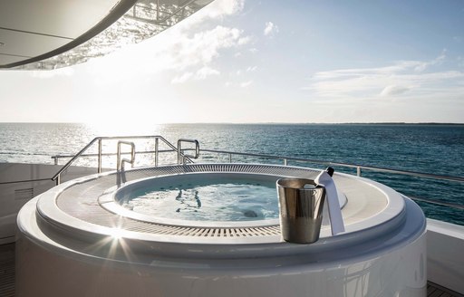 superyacht home's jacuzzi