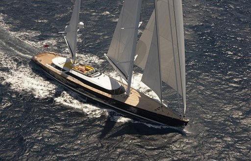 Charter yacht Mondango 3 is a finalist for Best Interior sailing Yacht