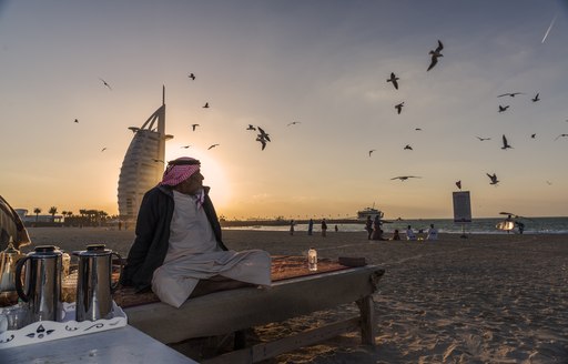 Sunset Beach in Dubai, United Arab Emirates