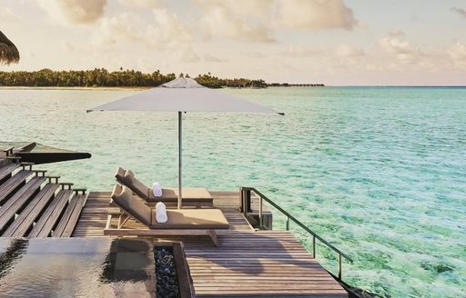 The Beach Club at Club One coast loungers