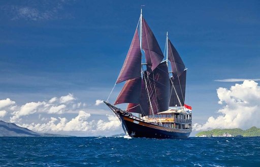 luxury yacht Dunia Baru cruising south east asia on charter