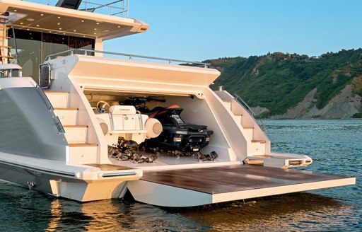 luxury superyacht swim platform