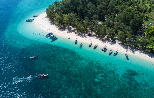 Bay on island in Thailand