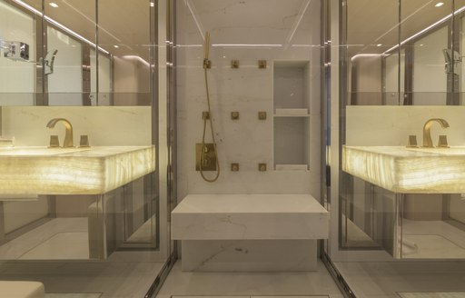 Ensuite on superyacht EIV