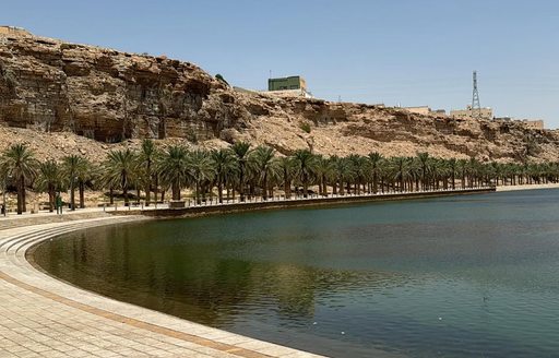 Saudi Arabia - Wadi Namar Waterfall lake