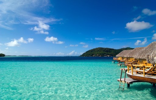 Overview of the seascape surrounding Tahiti