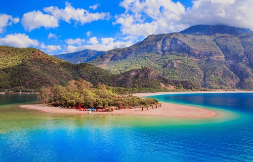 stunningly beautiful Oludeniz lagoon along Turkey's Turquoise Coast