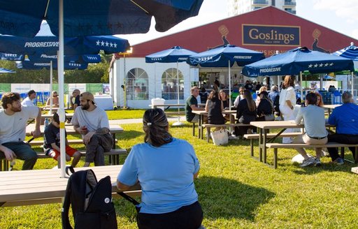 Goslings Bar at Miami International Boat Show