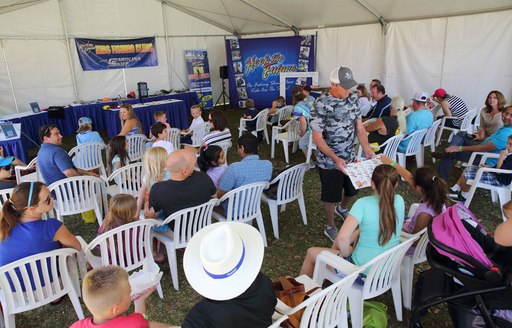 Fishing seminar at Palm Beach Boat Show