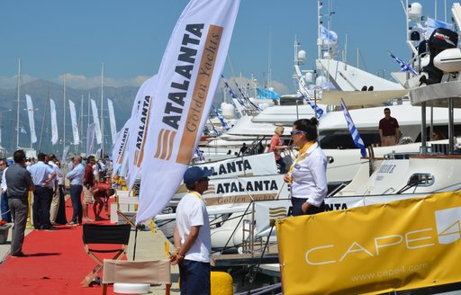 Charter Yachts at GYA show in Greece