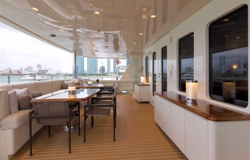 outdoor areas superyacht safira