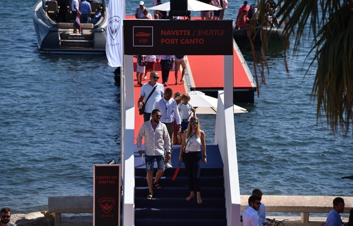 Sea-shuttle service for Cannes Yachting Festival