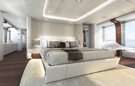 Heesen's project Altea owner's cabin