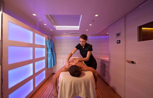 Massage/spa on motor yacht Burkut