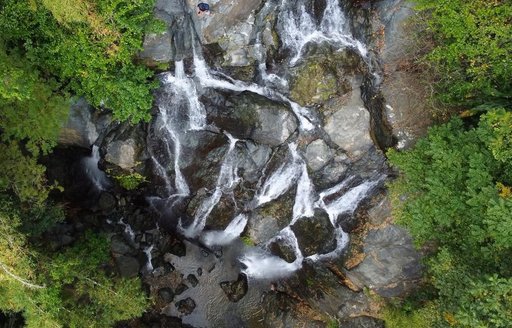 Argyle Falls Trinidad & Tobago aerial view