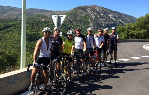 bike readers of cogs for cancer campaign training in france 