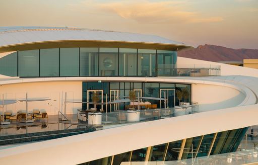 AMAALA Yacht Club building