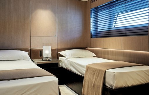 Twin cabin onboard charter yacht TOSUN