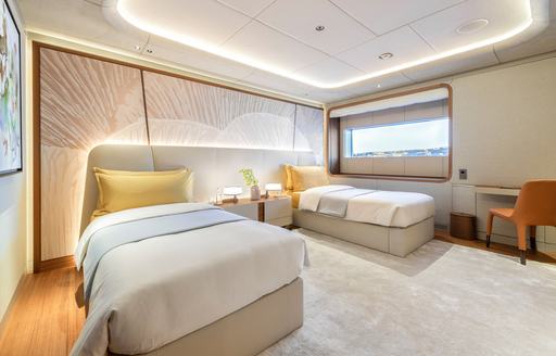 Charter yacht KENSHO twin cabin