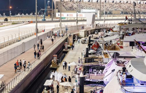 Superyachts in Abu Dhabi for Grand Prix 2019