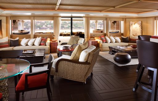 Superyacht charter KOGO interiors