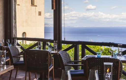Il Refettorio Amalfi terrace dining area