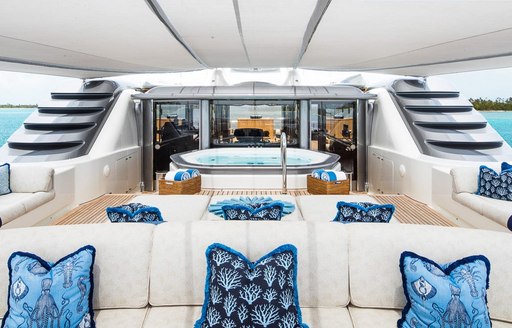 Sundeck onboard MY Calypso