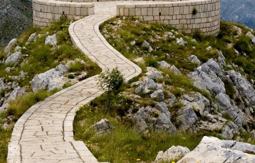 Mountainous landscapes of Montenegro