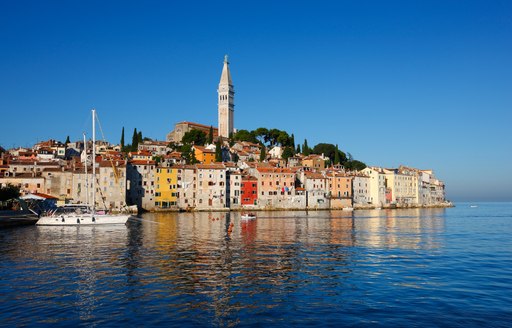 small port town of Rovinj in Istria, Croatia