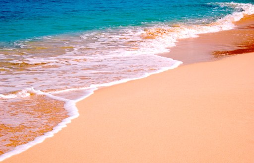 Pink sand beach on Eluethera Island, Bahamas