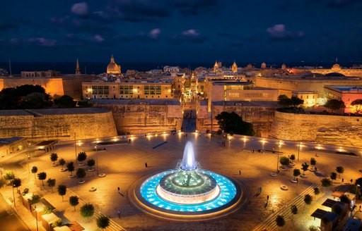 beautiful architecture and buildings in Malta city centre