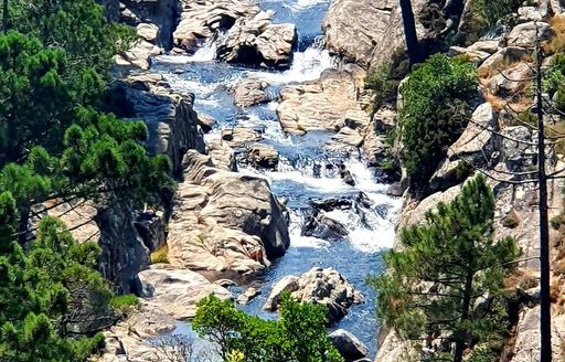 Cascade de Piscia di Ghjaddu Porto Vecchio river