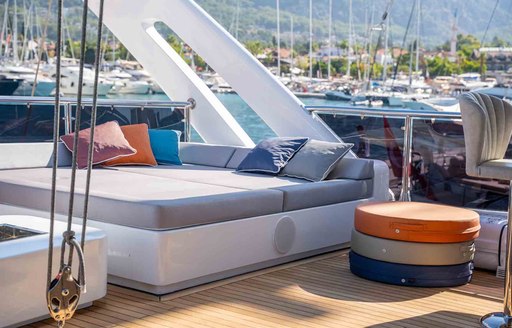 Sunpad onboard sailing yacht charter NORTH WIND