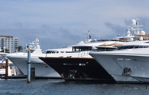 FLIBS 2018 boats lined up