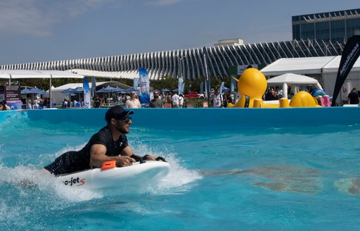 Watersports demonstration at DBMIBS