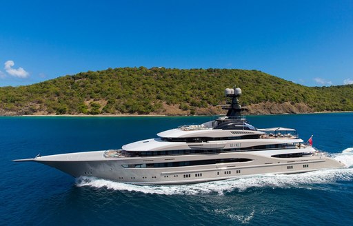 Charter yacht WHISPER at sea