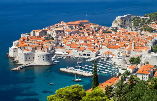 Old town of Dubrovnik in Croatia