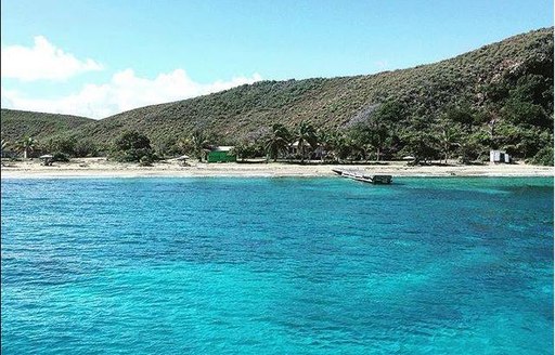 A beach in the British Virgin Isles