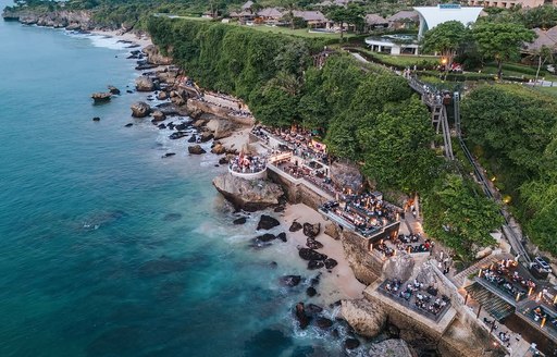 Rock Bar Bali aerial view