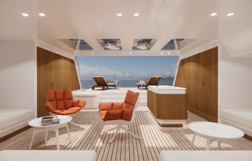 Charter yacht LULUS beach club